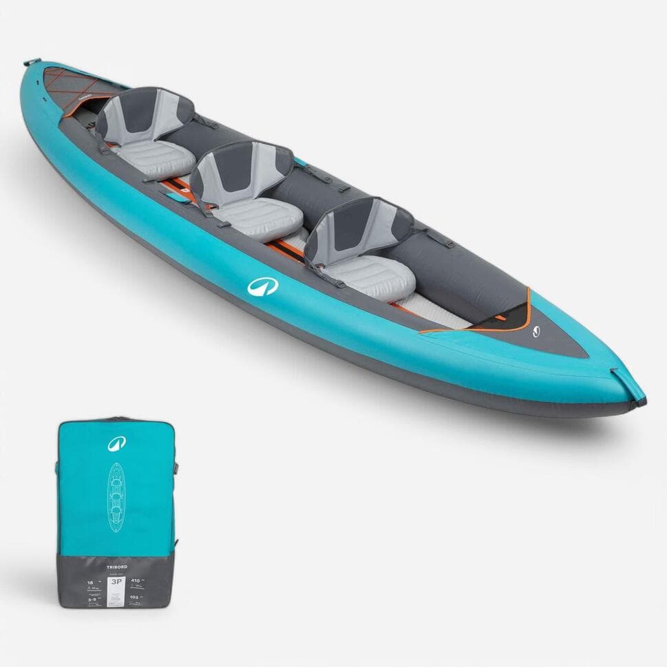 Inflatable Family Kayak for 2โ3 People